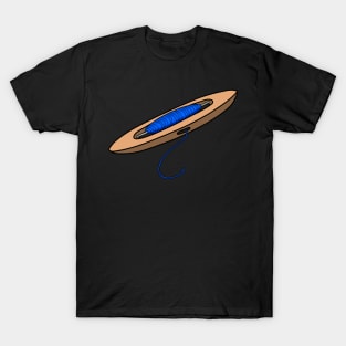 blue weaving shuttle T-Shirt